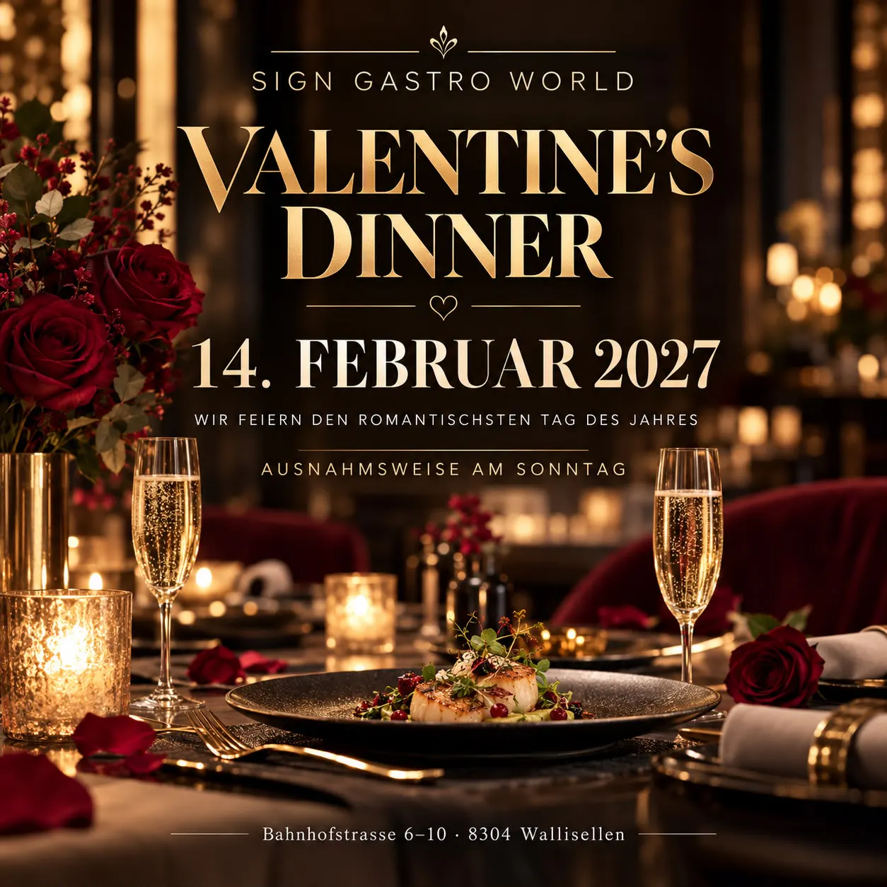 Feiere mit uns den romantischsten Tag des Jahres! 