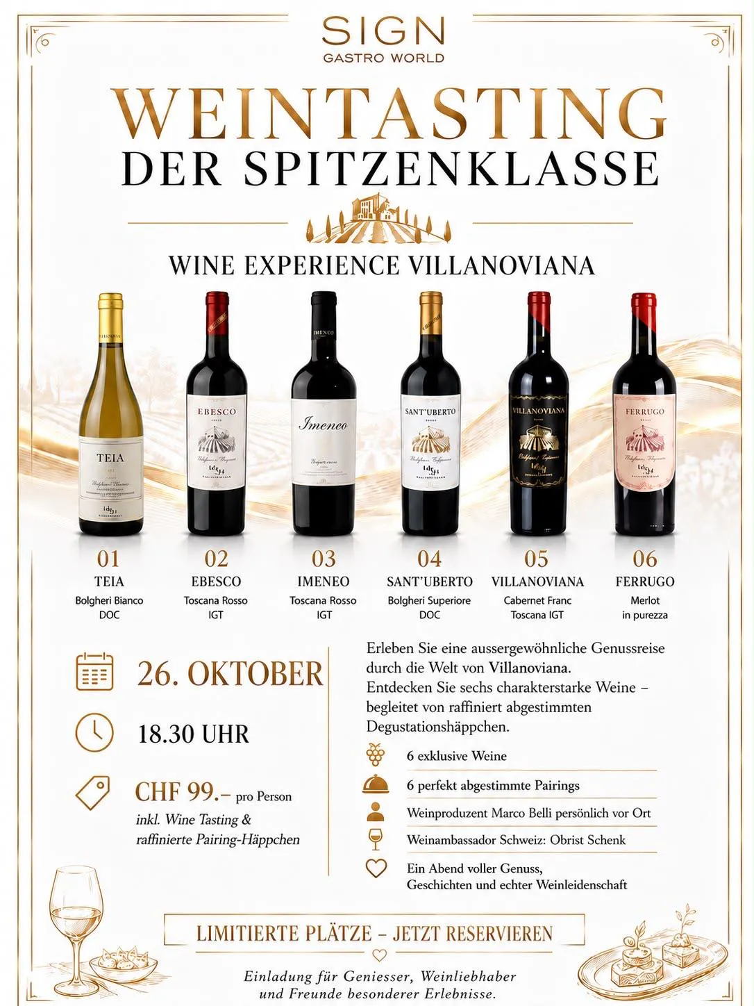 Winetasting von Villanoviana