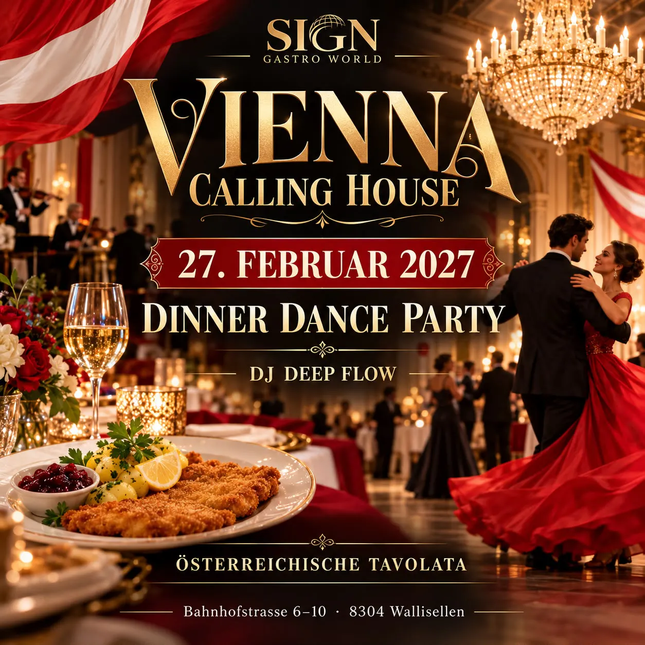 DINNER DANCE: Vienna Calling House mit DJ Deepflow