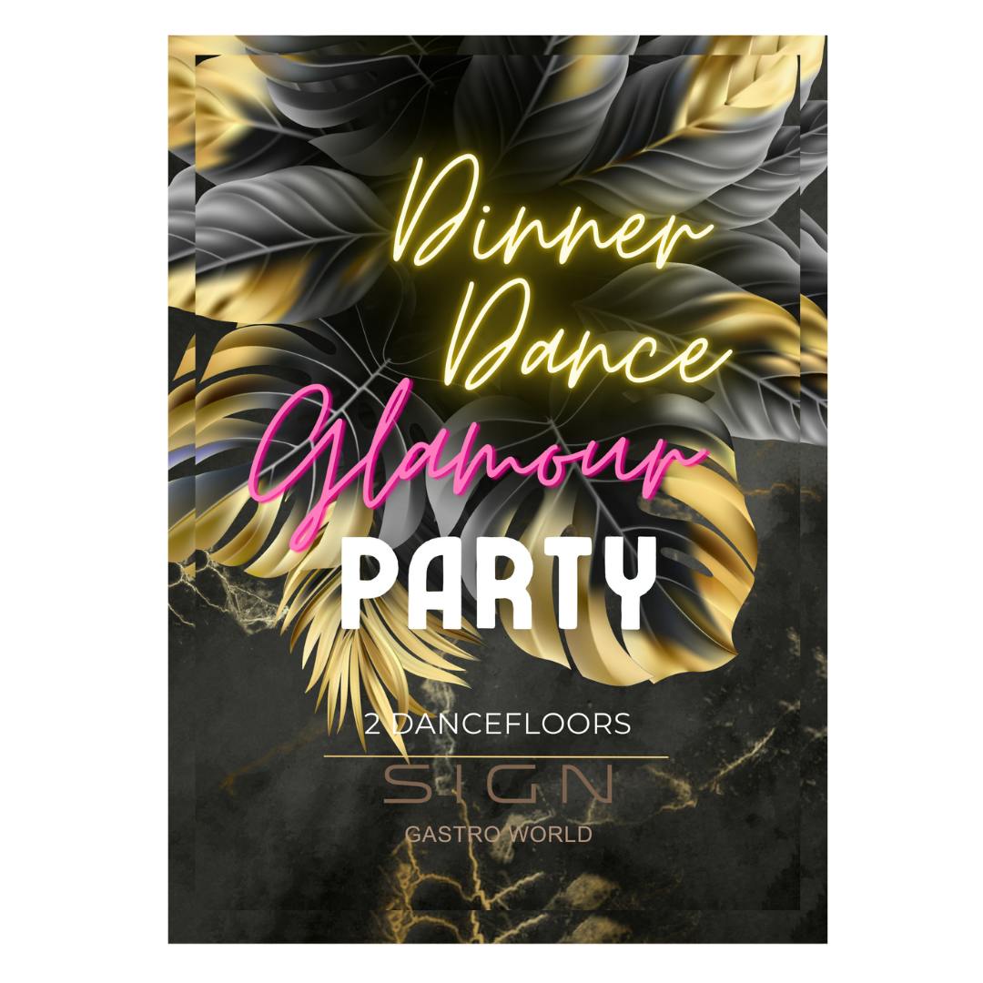 Dinner Dance GLAMOUR Party mit 2 Dancefloors 