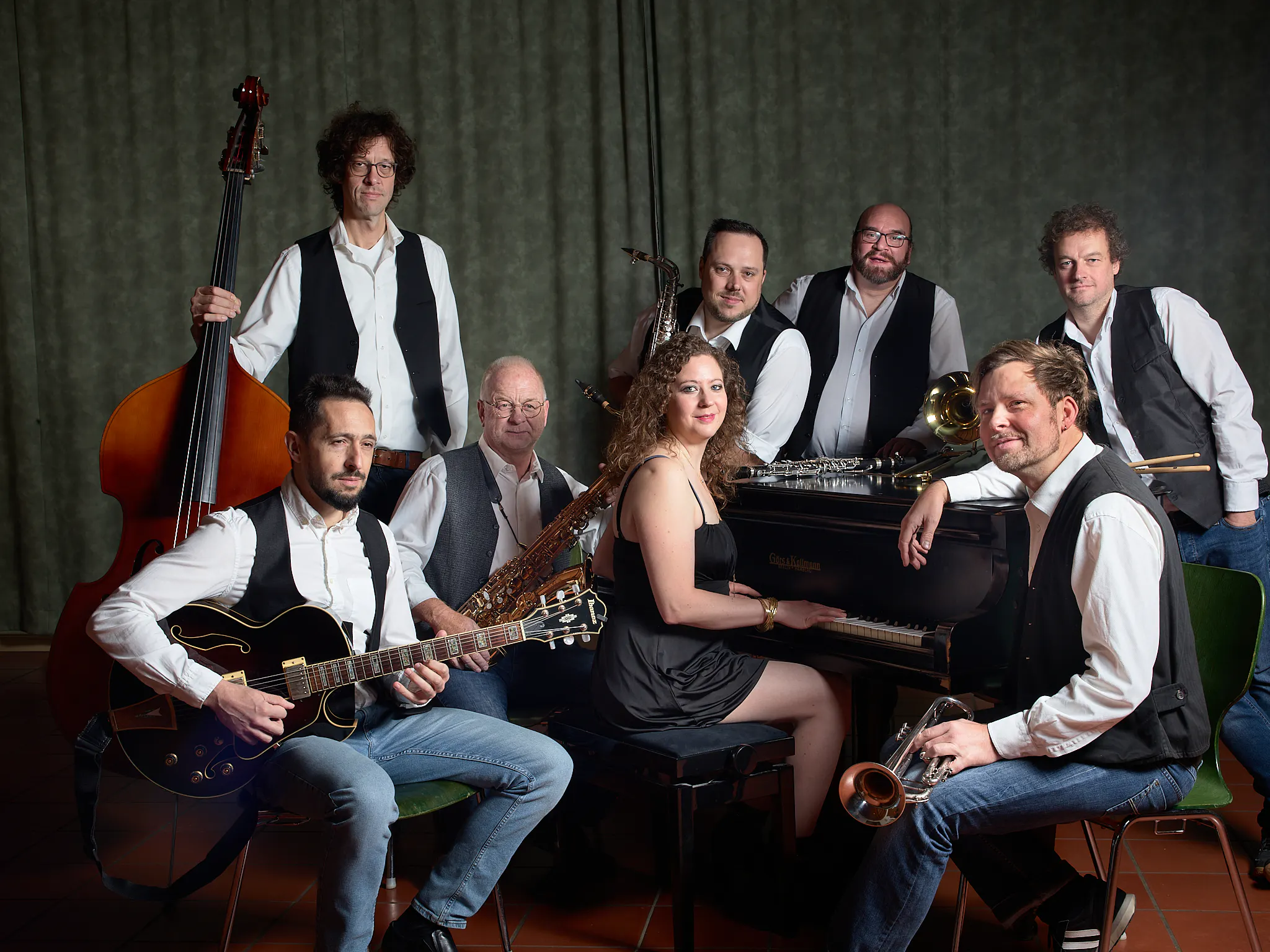 Pub Hoppers Jazz Band im Biergarten 