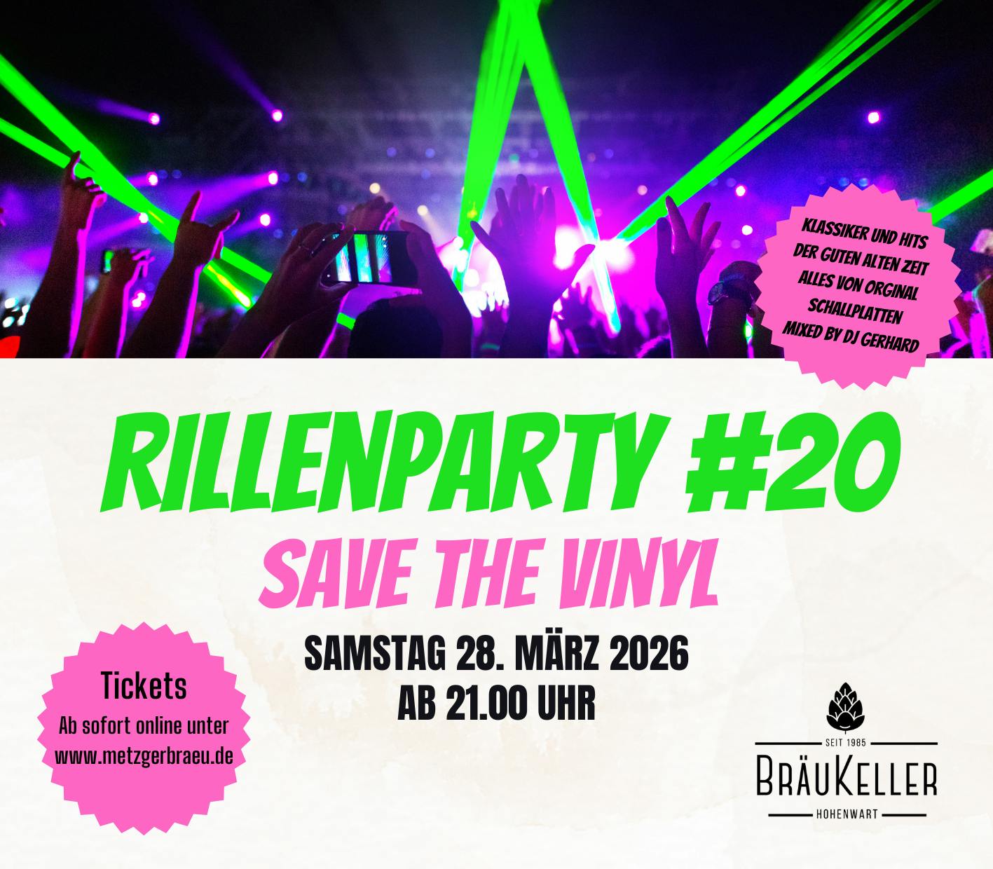 Rillenparty #20 – Save the Vinyl