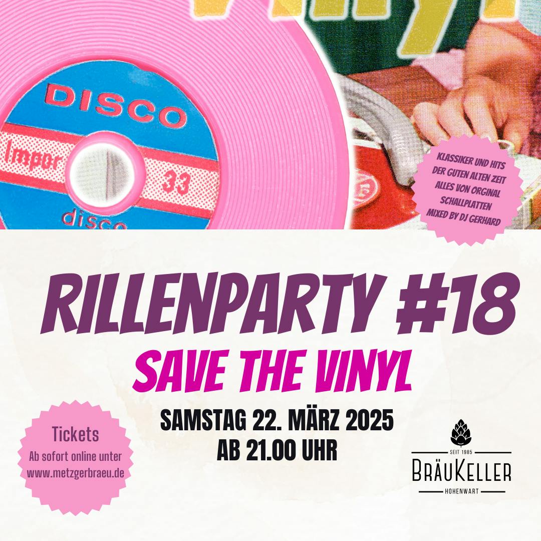 Rillenparty #18 – Save the Vinyl