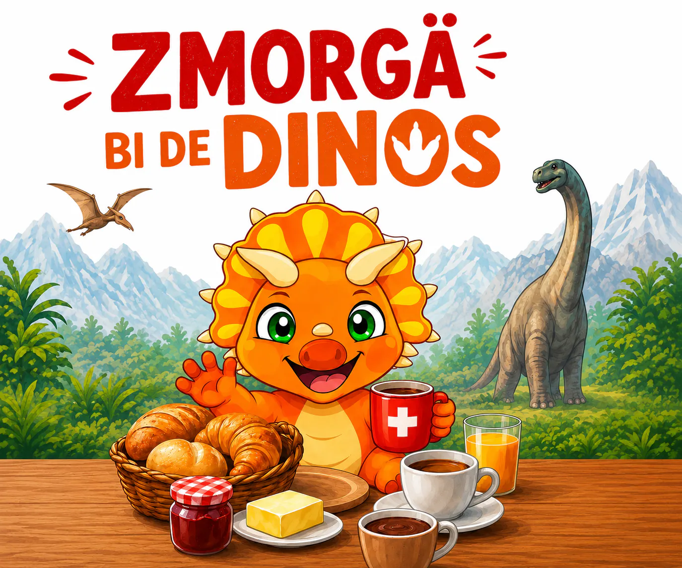 Zmorge bi de Dinos