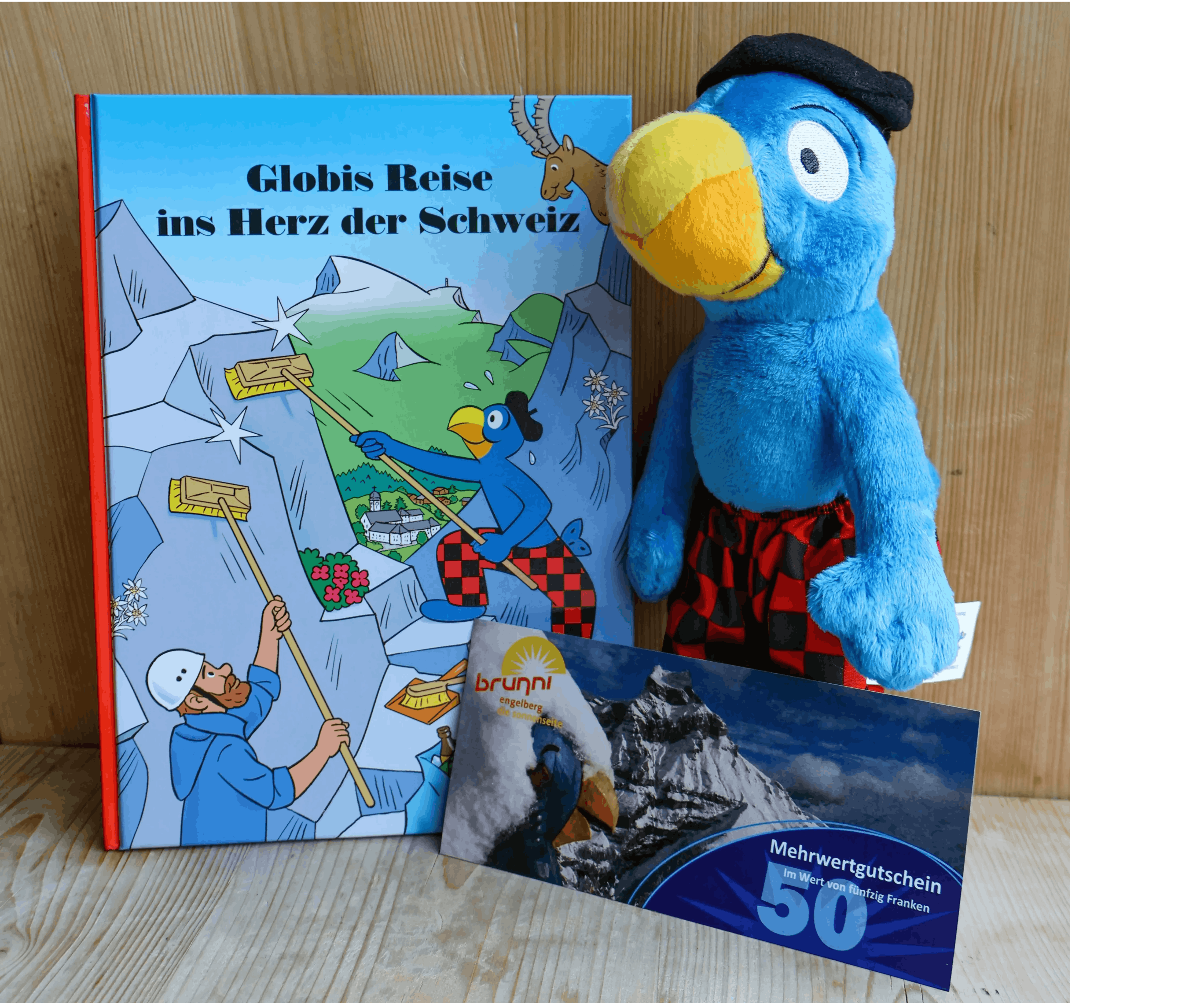 Geschenkidee: Globi im Brunni