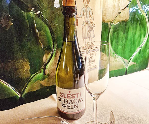 Schaumwein vom Weingut Glesti