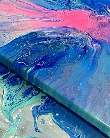  Pouring Acrylics (Tree Ring, Flip Cup) - Zürich