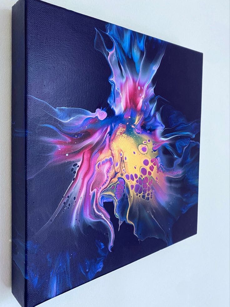 Pouring Acrylics (Dutch Pour, Kiss Pour) - Basel