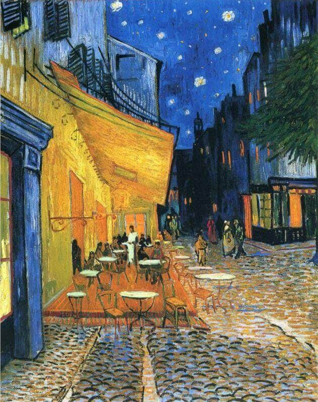  Paint like Vincent: Café terrace at night - Zürich