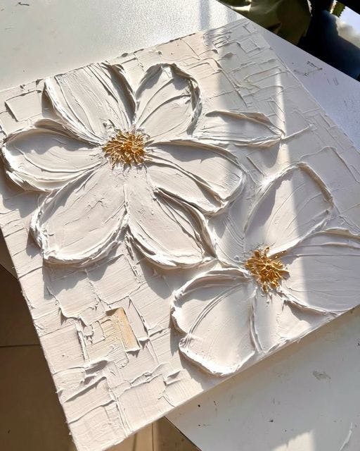 Textured Art: Floral Designs - Zürich