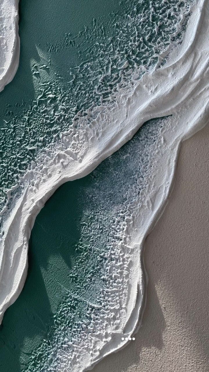Textured Art: Beachscape - Zürich