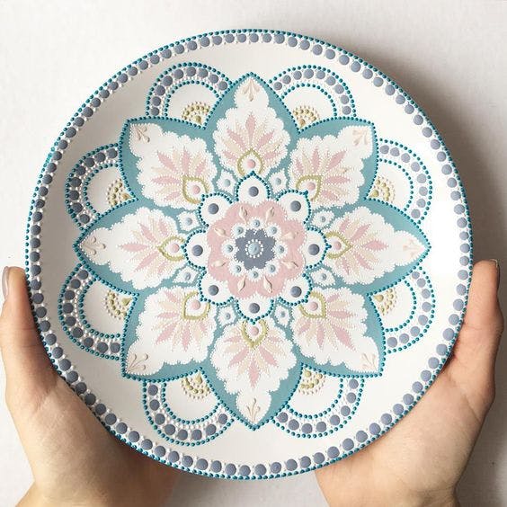 Mandala Plate - Zürich