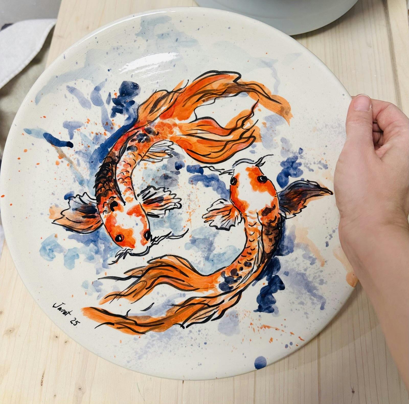 Ceramic Painting: Swimming Jewels - Zürich