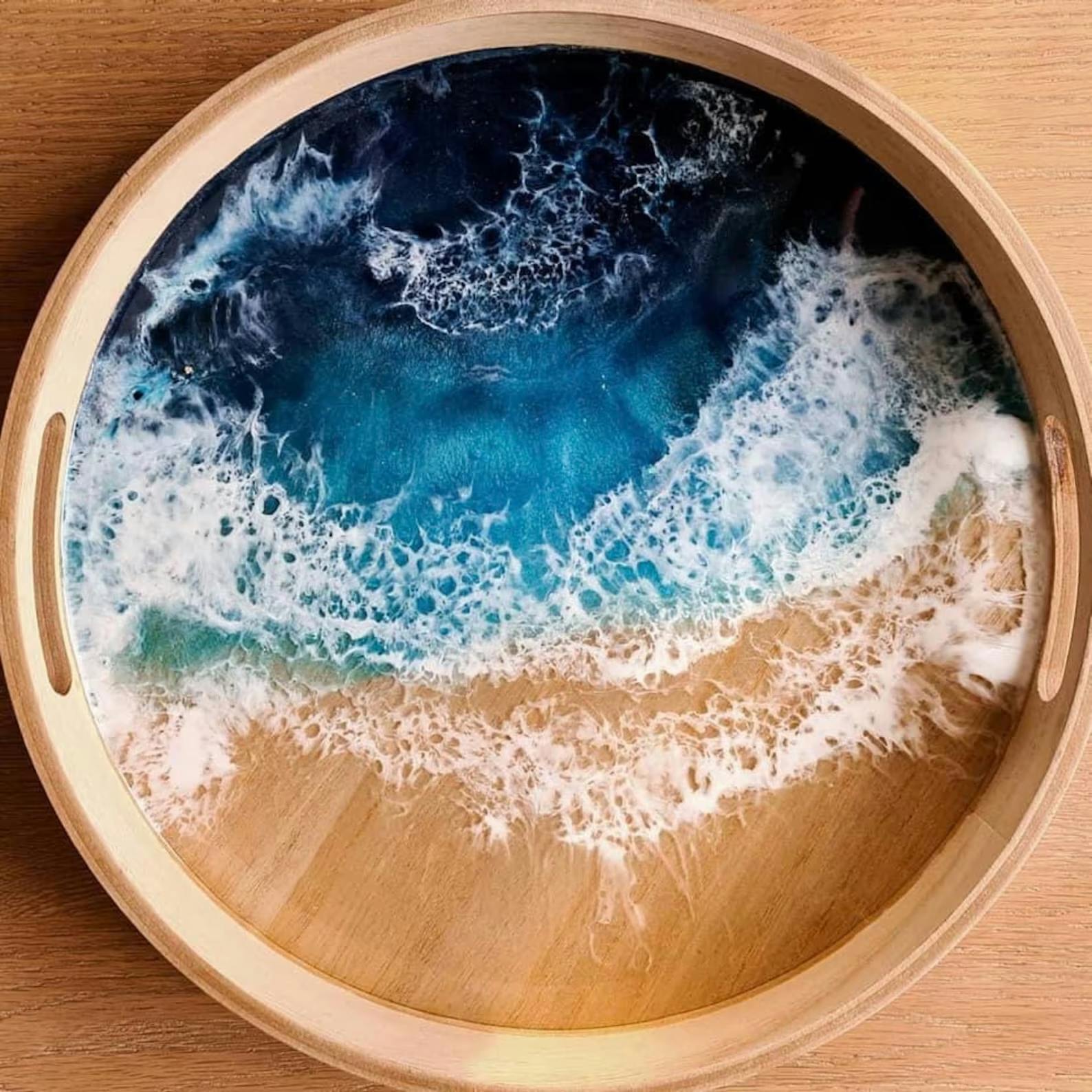  Resin Art - Beachscape - Basel