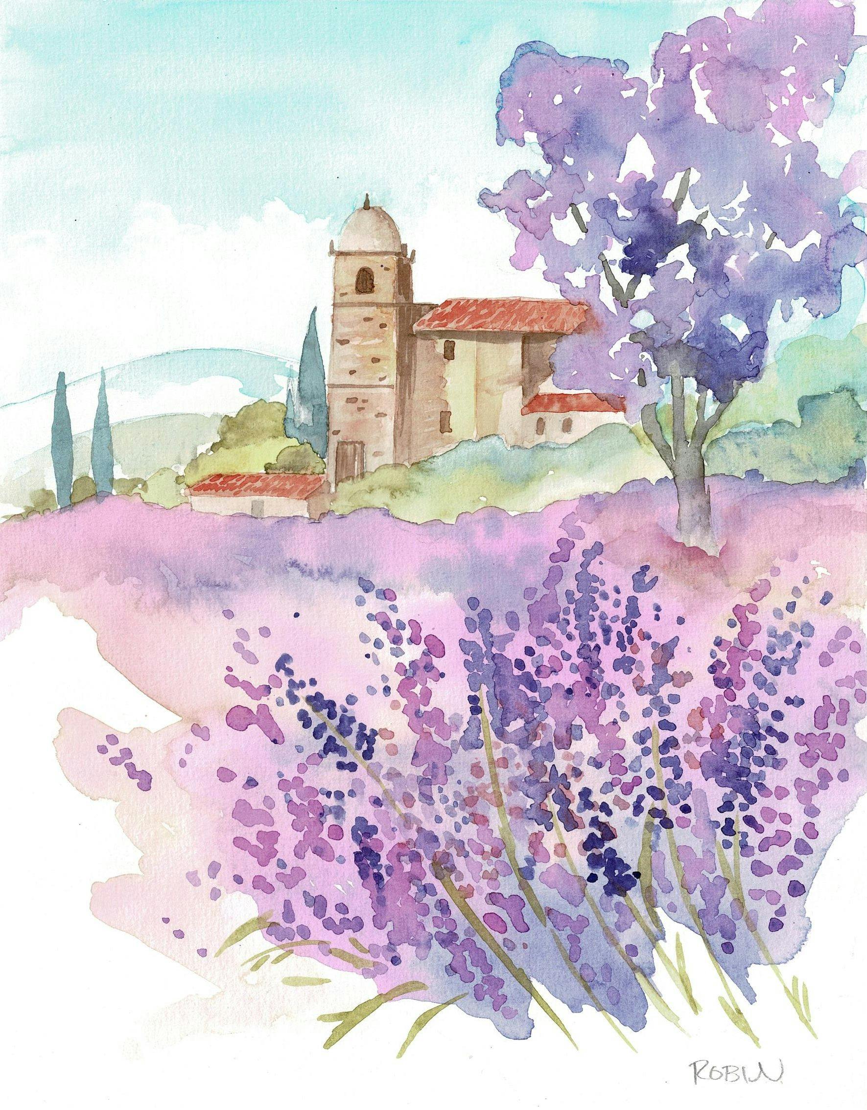 Lavender Field in Provence - Basel