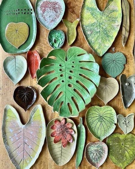 Jungle Greens: Leaf-inspired Trays and Plates - Zürich