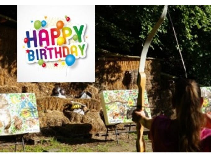 10er Gruppenticket Bogenschiessen Happy Birthday