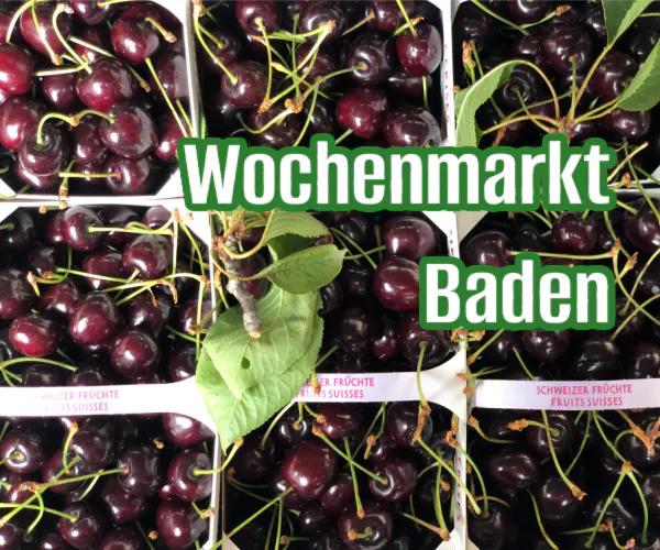 Hochstamm-Chriesi - Wochenmarkt Baden
