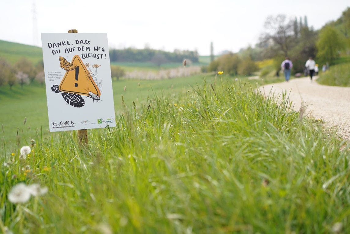 Jurapark-Knigge Sensibilisierungstafeln