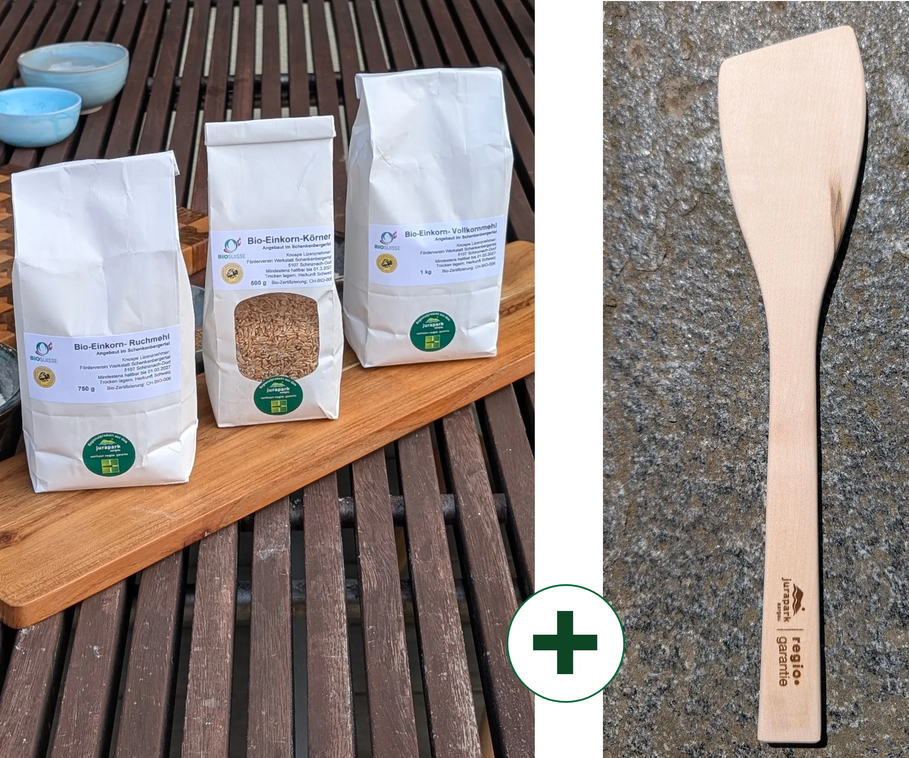 Bio-Einkorn-Set mit Bratschaufel