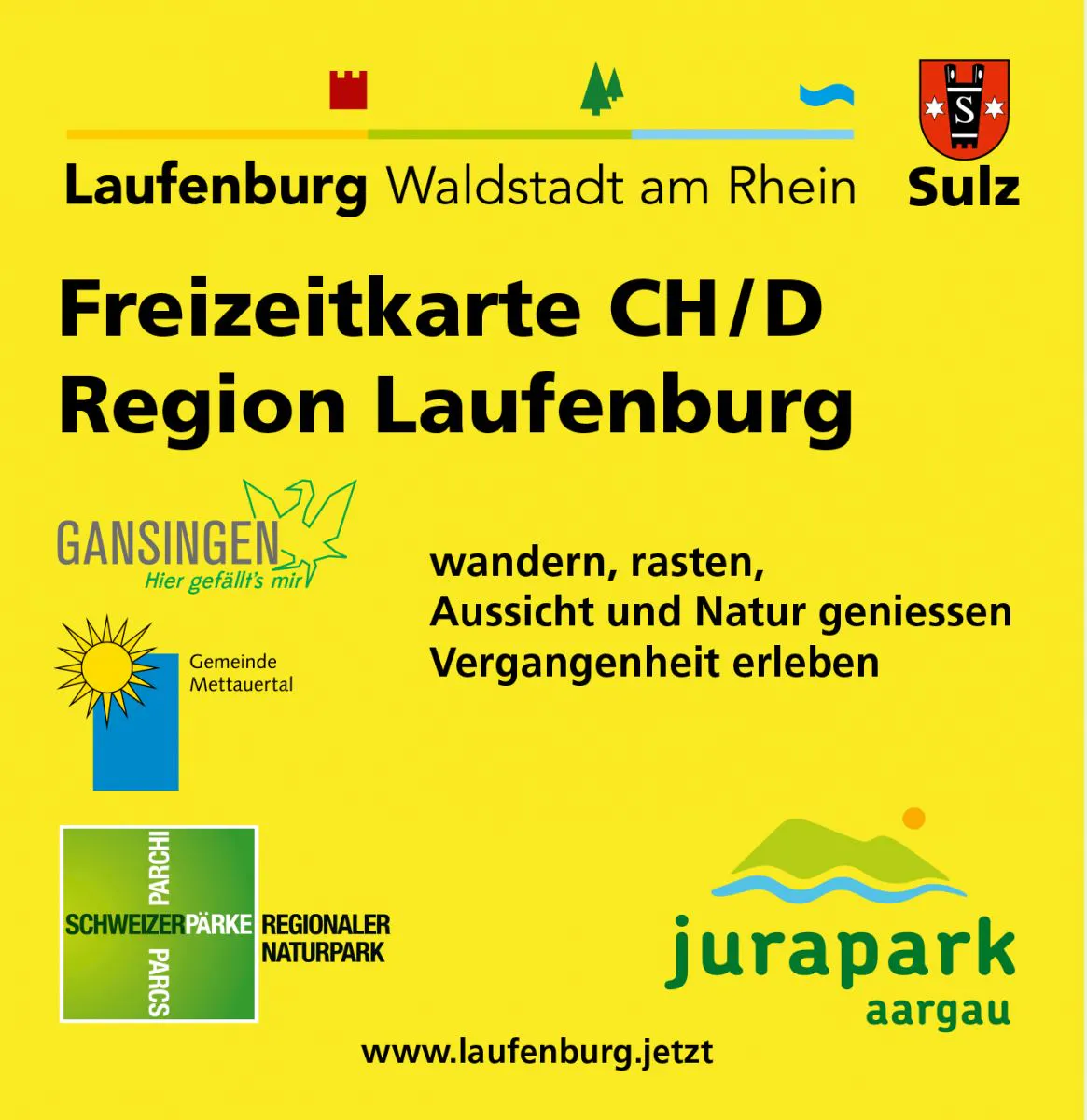 Freizeitkarte CH/D Region Laufenburg