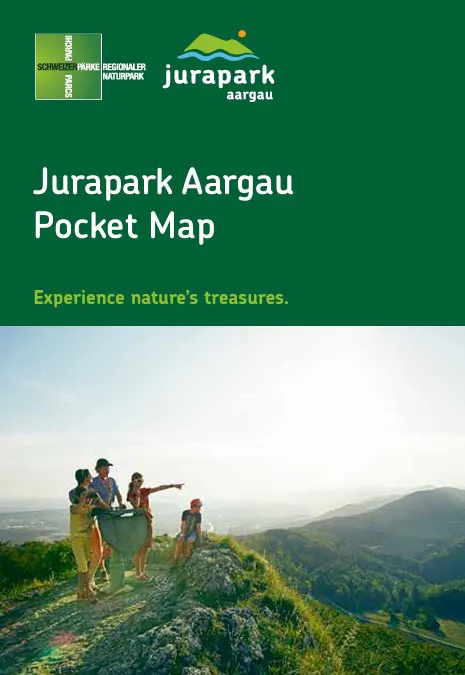 Jurapark Aargau Pocket Map (english)