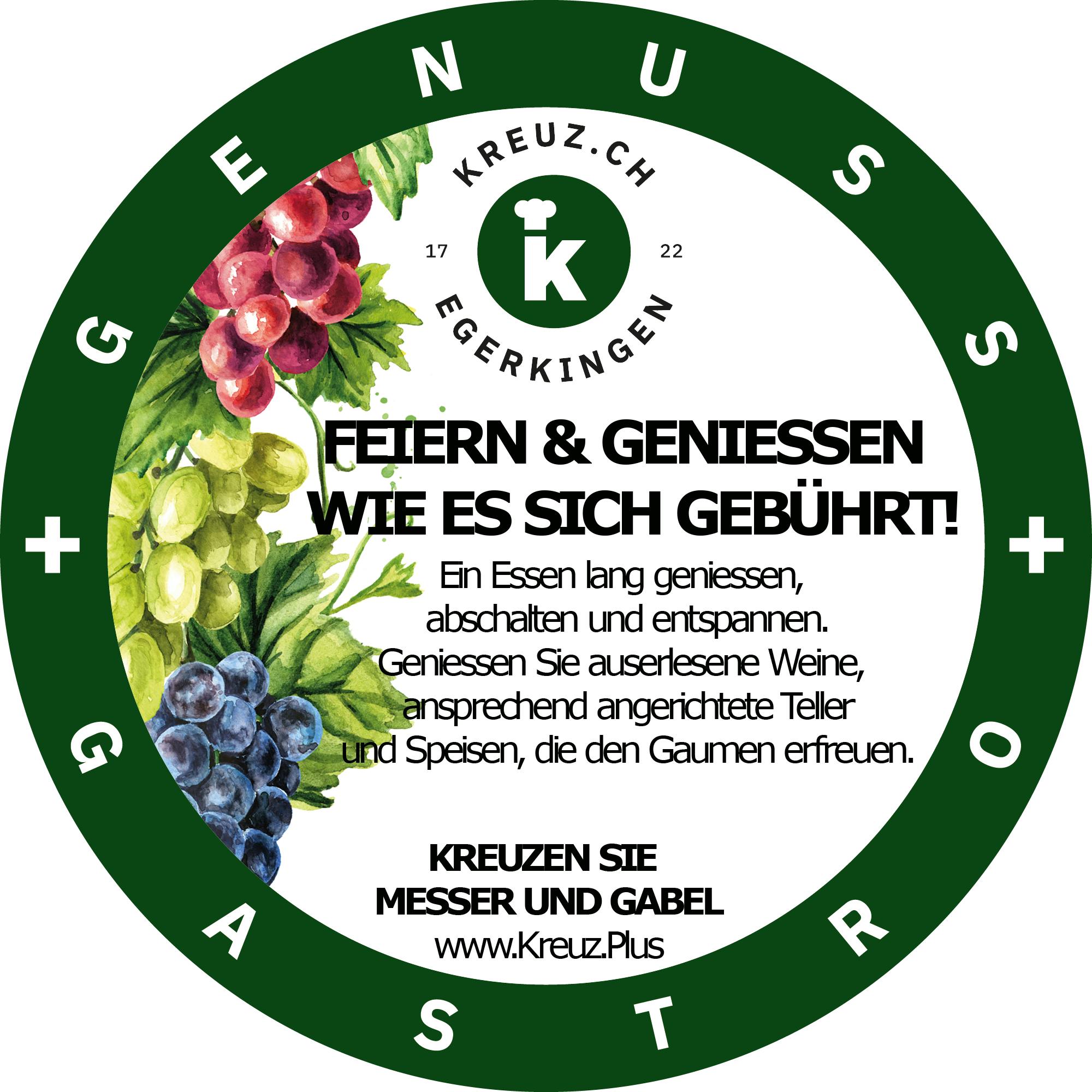 Wertgutschein Gasthof Kreuz Egerkingen