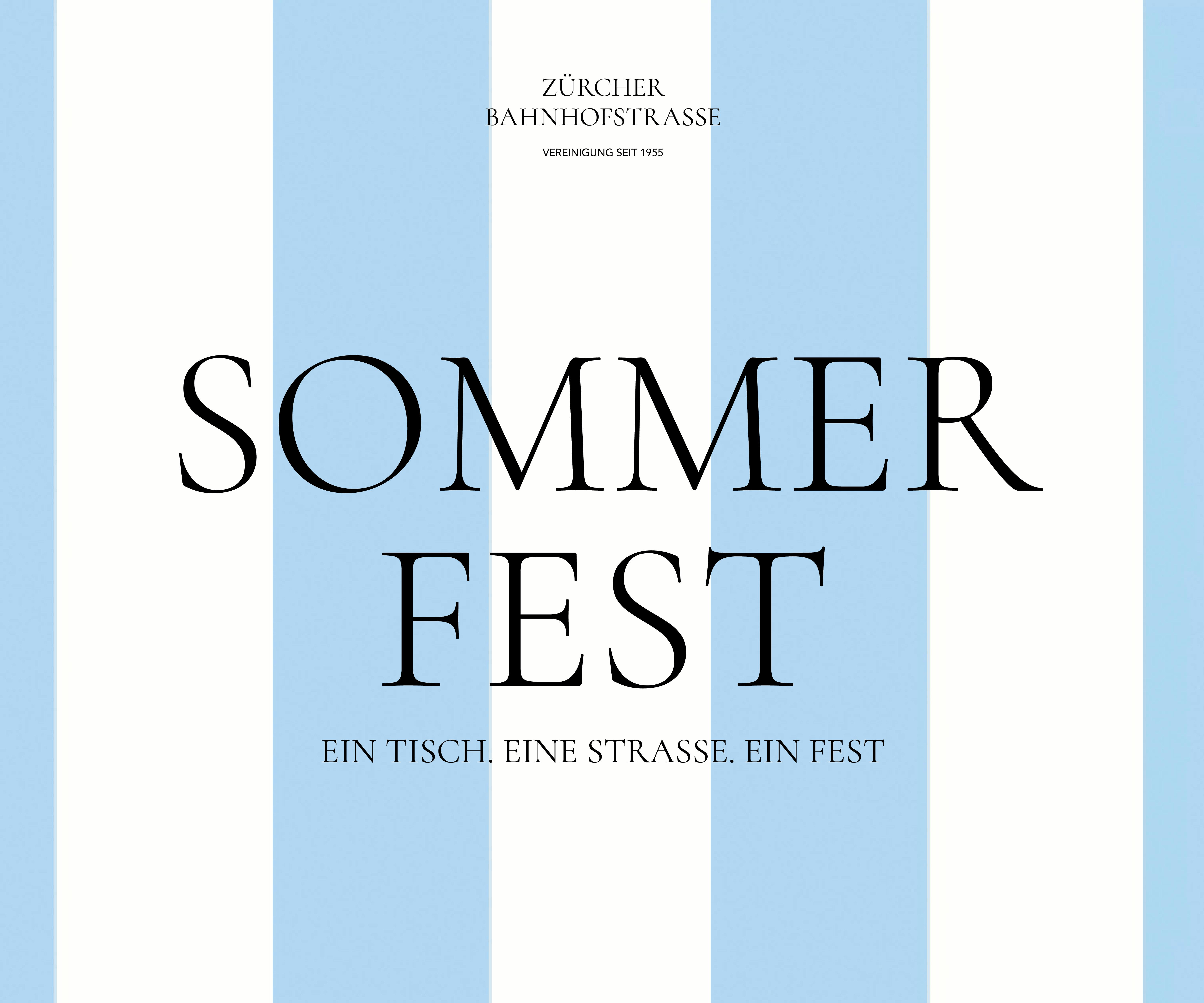 Sommerfest – 70 Jahre Vereinigung Zürcher Bahnhofstrasse