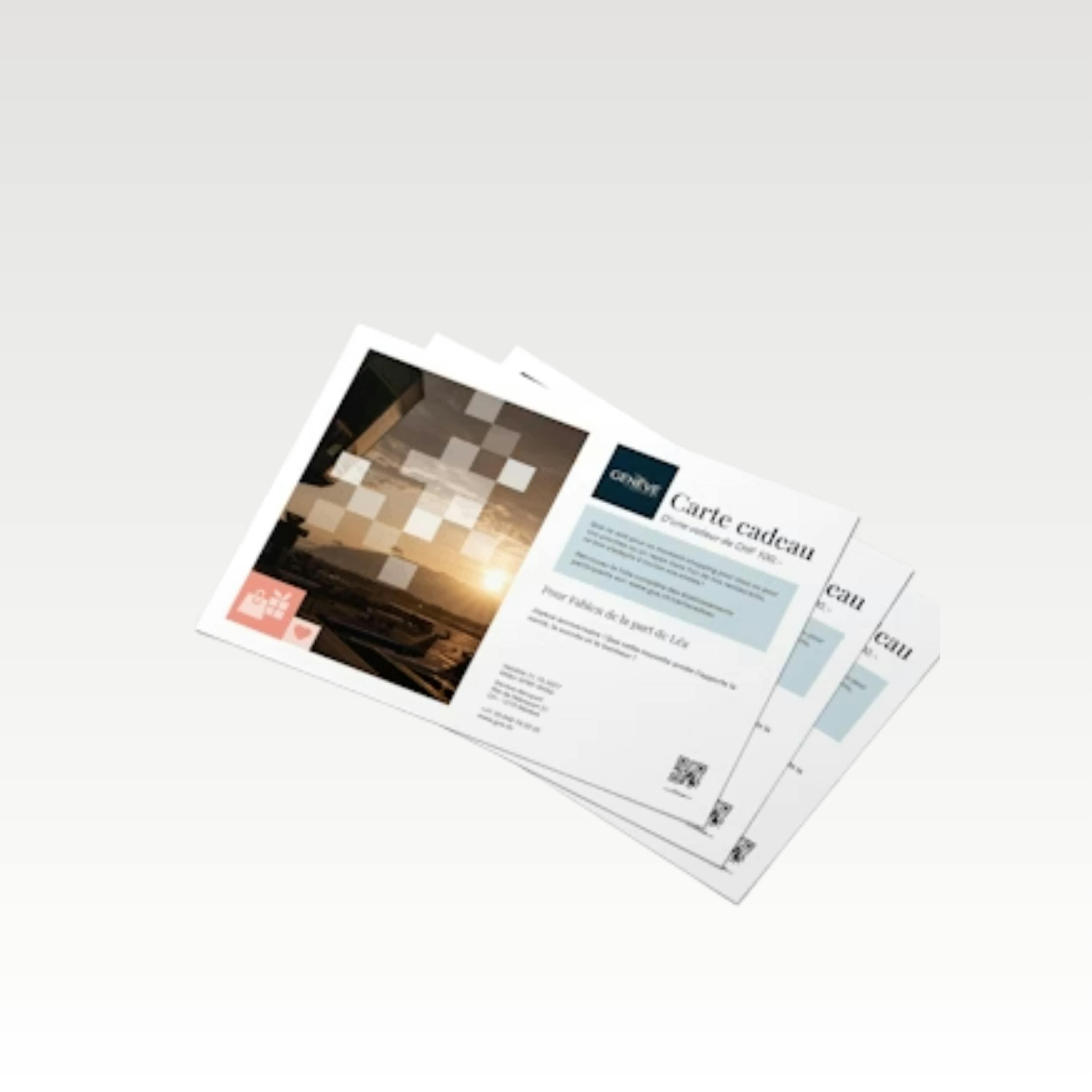 Carte cadeau digitale