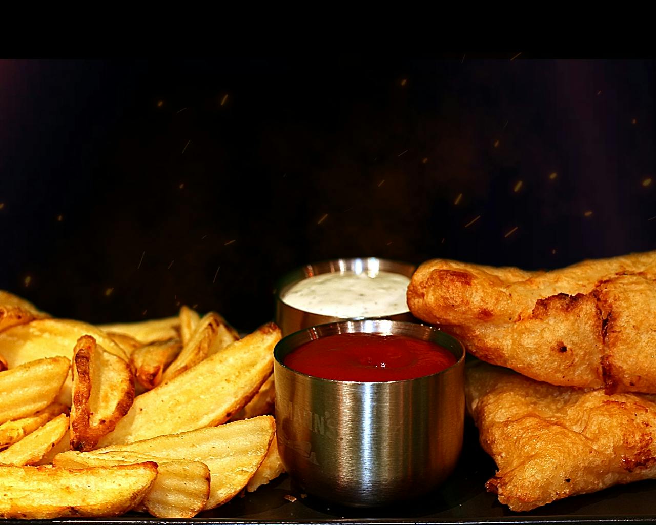 Fish ´n´ Chips	& Pint Bier