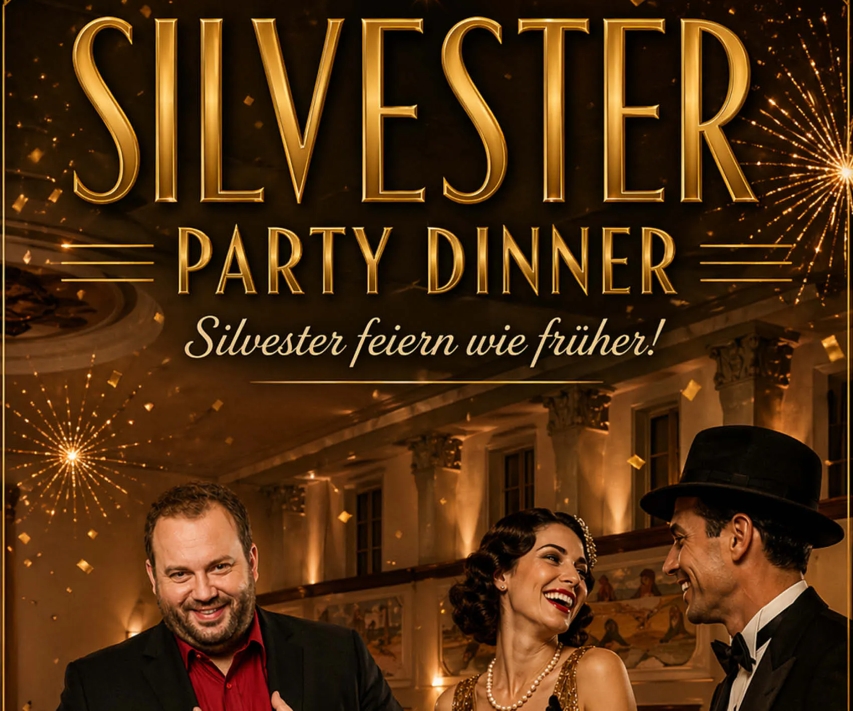 Silvester Party Dinner: «Silvester feiern wie früher!»