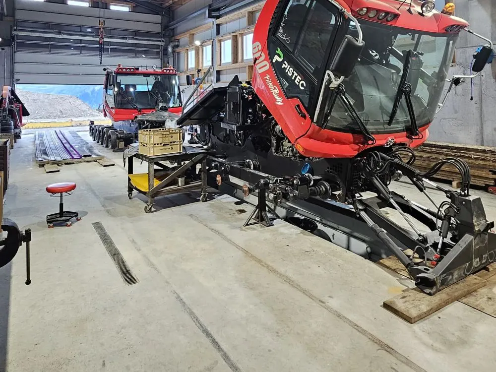 Technik im Schnee