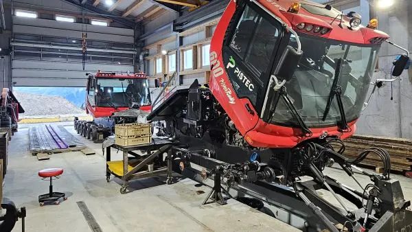 Technik im Schnee